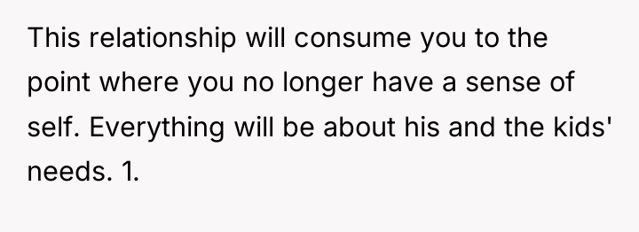 This relationship will consume you to the point where you...