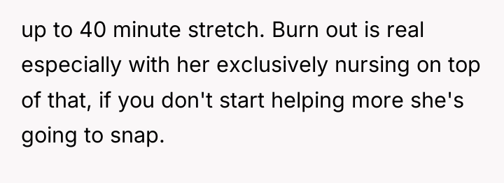 up to 40 minute stretch. Burn out is real especially...