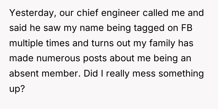 Yesterday, our chief engineer called me and said he saw...