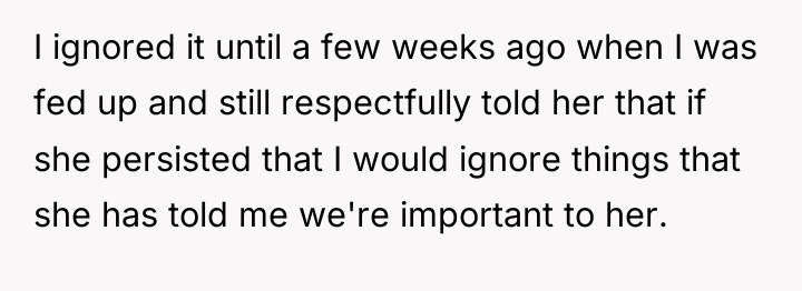 I ignored it until a few weeks ago when I...