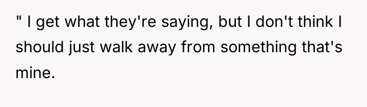 " I get what they're saying, but I don't think...