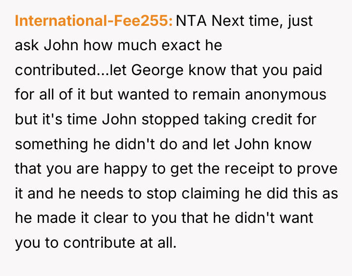 International-Fee255 NTA Next time, just ask John how much exact...