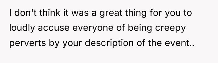 I don't think it was a great thing for you...