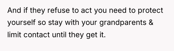 And if they refuse to act you need to protect...
