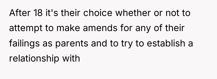 After 18 it's their choice whether or not to attempt...