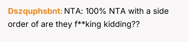 Dszquphsbnt NTA: 100% NTA with a side order of are...
