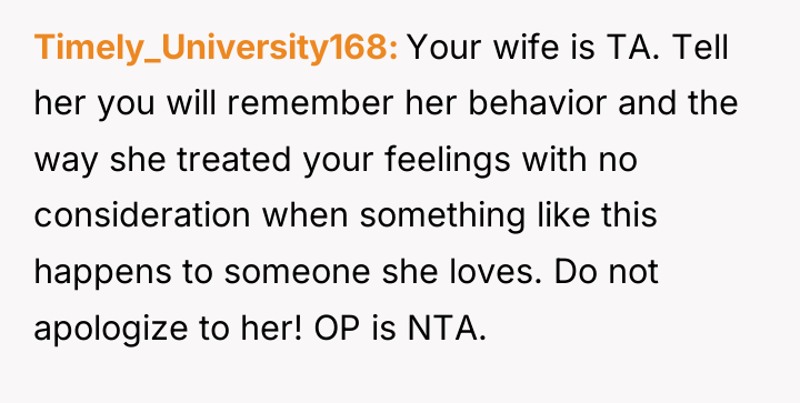 Timely_University168 Your wife is TA. Tell her you will remember...