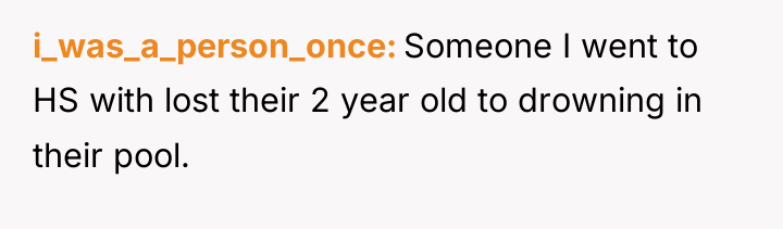 i_was_a_person_once Someone I went to HS with lost their 2...