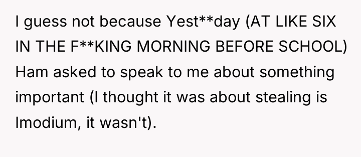 I guess not because Yest**day (AT LIKE SIX IN THE...