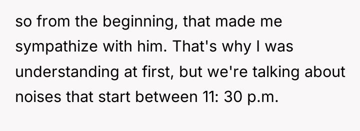 so from the beginning, that made me sympathize with him....