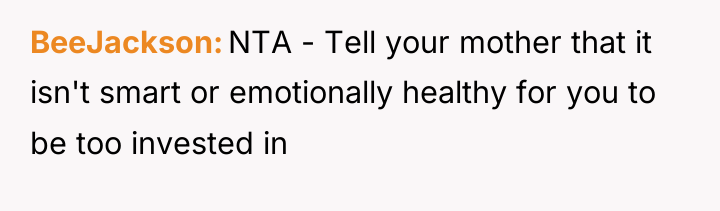 BeeJackson NTA - Tell your mother that it isn't smart...