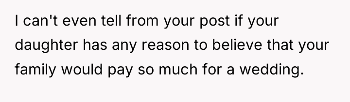 I can't even tell from your post if your daughter...