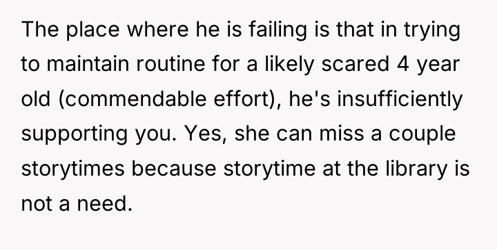 The place where he is failing is that in trying...