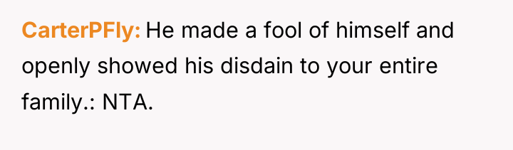 CarterPFly He made a fool of himself and openly showed...