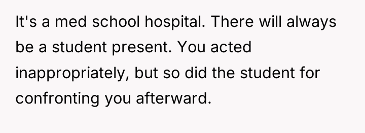 It's a med school hospital. There will always be a...