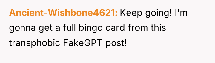 Ancient-Wishbone4621 Keep going! I'm gonna get a full bingo card...