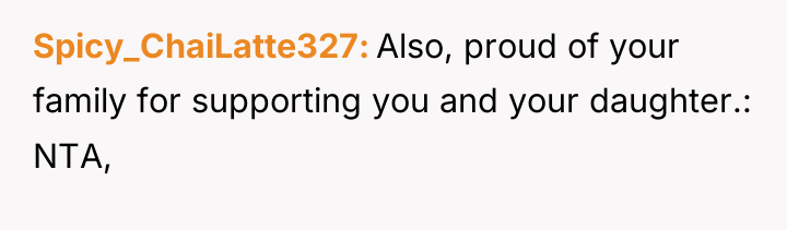 Spicy_ChaiLatte327 Also, proud of your family for supporting you and...