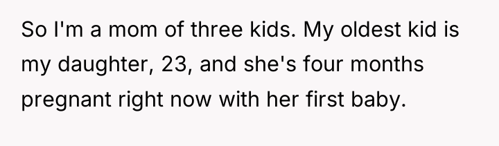 So I'm a mom of three kids. My oldest kid...