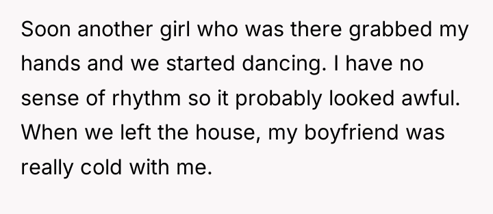 Soon another girl who was there grabbed my hands and...