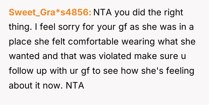 Sweet_Gra*s4856 NTA you did the right thing. I feel sorry...