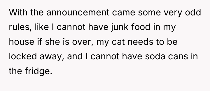 With the announcement came some very odd rules, like I...