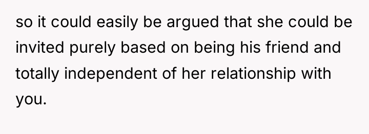 so it could easily be argued that she could be...