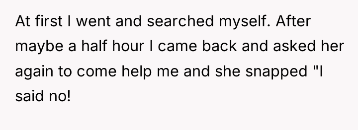 At first I went and searched myself. After maybe a...