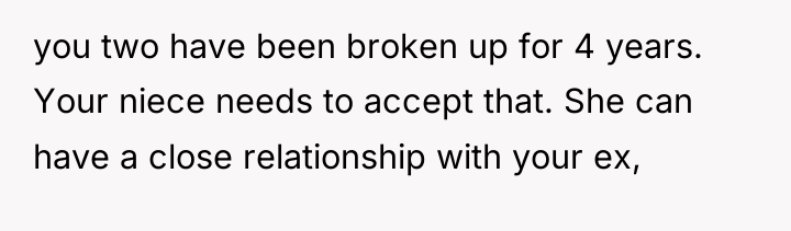 you two have been broken up for 4 years. Your...