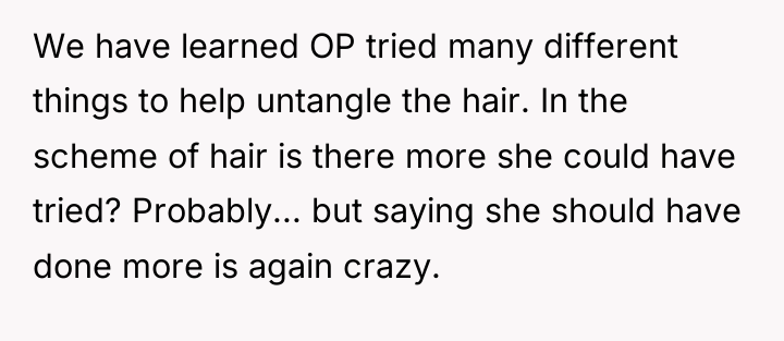 We have learned OP tried many different things to help...