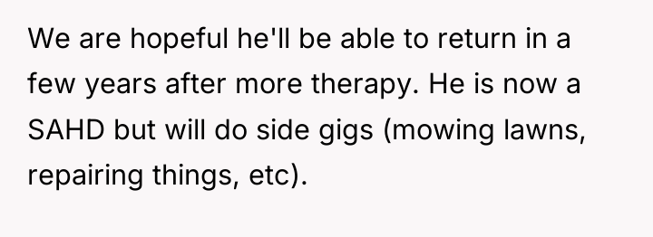 We are hopeful he'll be able to return in a...
