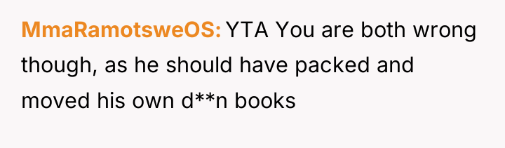 MmaRamotsweOS YTA You are both wrong though, as he should...