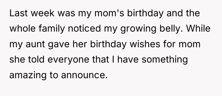 Last week was my mom's birthday and the whole family...