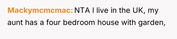 Mackymcmcmac NTA I live in the UK, my aunt has...