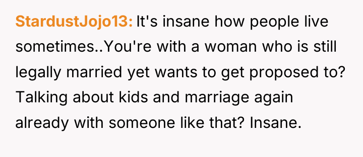StardustJojo13 It's insane how people live sometimes..You're with a woman...