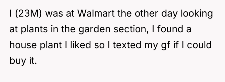 I (23M) was at Walmart the other day looking at...