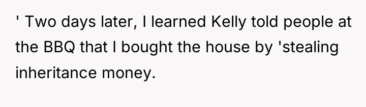 ' Two days later, I learned Kelly told people at...