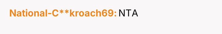 National-C**kroach69 NTA