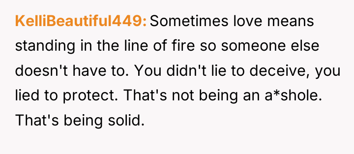 KelliBeautiful449 Sometimes love means standing in the line of fire...