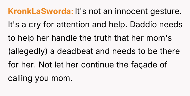 KronkLaSworda It's not an innocent gesture. It's a cry for...