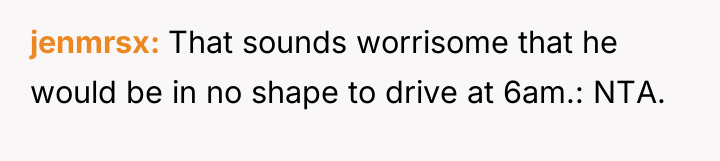 jenmrsx That sounds worrisome that he would be in no...