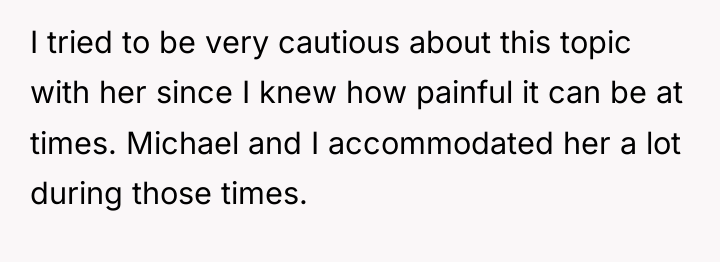 I tried to be very cautious about this topic with...