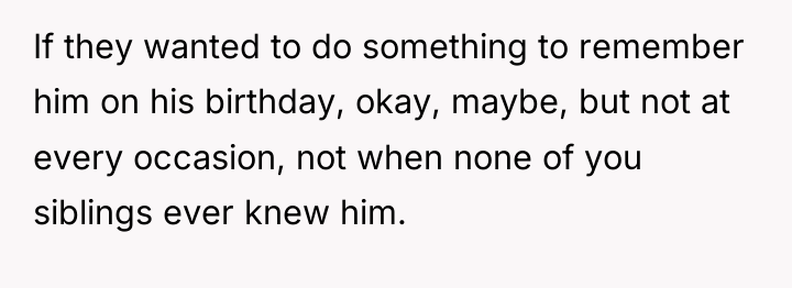 If they wanted to do something to remember him on...