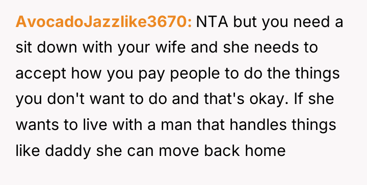 AvocadoJazzlike3670 NTA but you need a sit down with your...