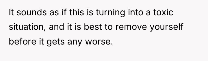 It sounds as if this is turning into a toxic...