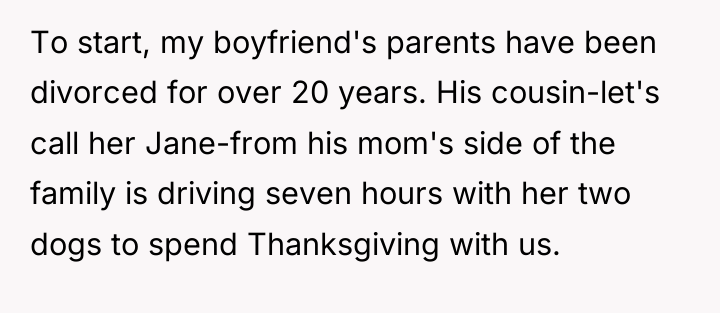 To start, my boyfriend's parents have been divorced for over...