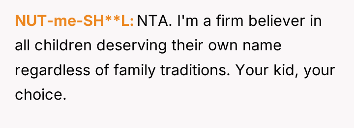 NUT-me-SH**L NTA. I'm a firm believer in all children deserving...