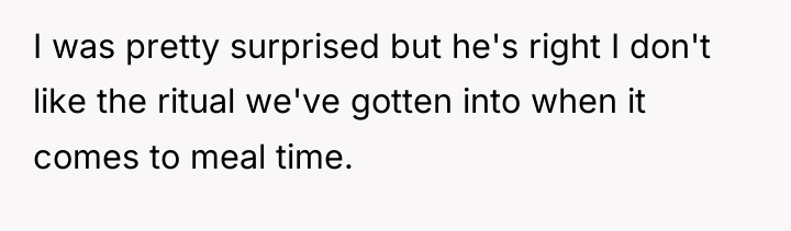 I was pretty surprised but he's right I don't like...