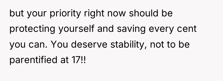 but your priority right now should be protecting yourself and...