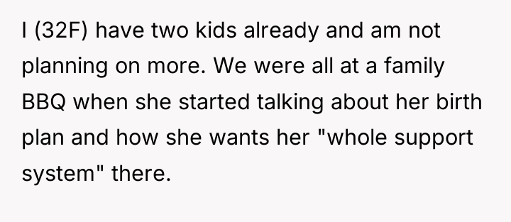 I (32F) have two kids already and am not planning...