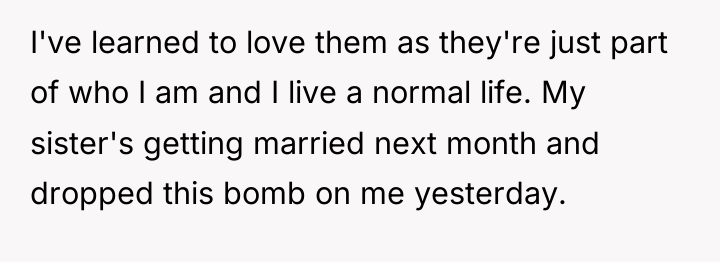 I've learned to love them as they're just part of...